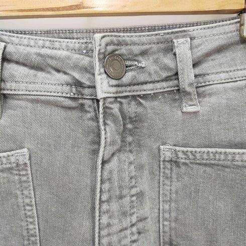 ザラ ZARA THE PAT CHPOKETS MARINE STRAIGHT デニムパンツ レディース 170/70A
