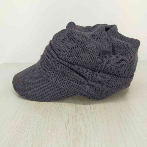 カシラ CA4LA リネンキャップ つば付きリネンニット レディース ONE SIZE