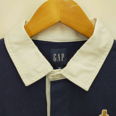ギャップ Gap ワンポイント刺繍長袖ポロシャツ メンズ xs