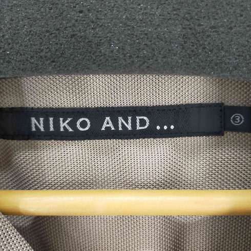 ニコアンド Niko and... 開襟S/Sメッシュシャツ メンズ 3