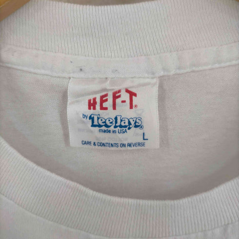 ヘフト HEF-T USA製 企業ロゴ メモリアルTシャツ メンズ import:L