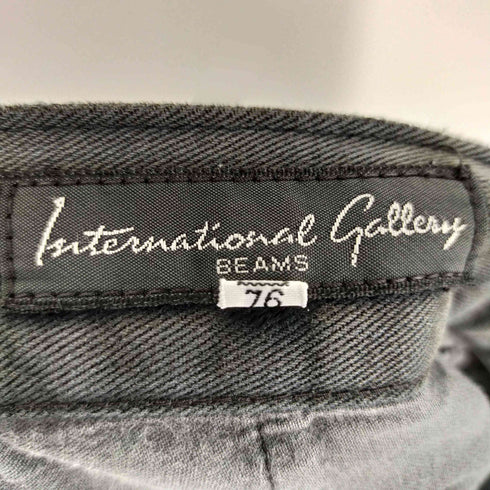 ビームス BEAMS INTERNATIONAL GALLARY センタープレスワイドテーパードチノ メンズ 30