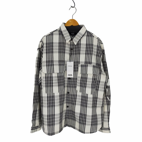 アズールバイマウジー AZUL by moussy CHECK SHIRT JACKET メンズ JPN:L