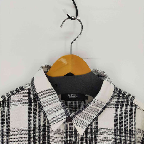 アズールバイマウジー AZUL by moussy CHECK SHIRT JACKET メンズ JPN:L