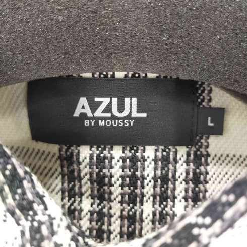 アズールバイマウジー AZUL by moussy CHECK SHIRT JACKET メンズ JPN:L