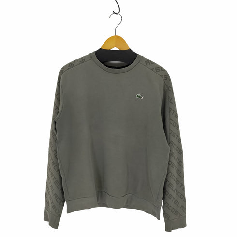 ラコステスポーツ LACOSTE SPORT ロゴ切替 クルーネックスウェット メンズ import:M