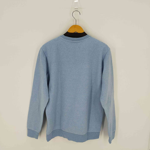 ラコステ LACOSTE ワニロゴステッチダブルフェイススクルーネックスウェット メンズ import:M