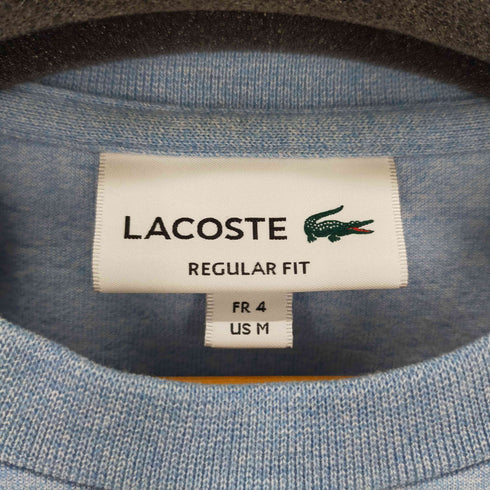 ラコステ LACOSTE ワニロゴステッチダブルフェイススクルーネックスウェット メンズ import:M