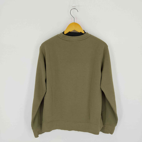 ラコステ LACOSTE ワニロゴステッチダブルフェイススクルーネックスウェット メンズ import:M