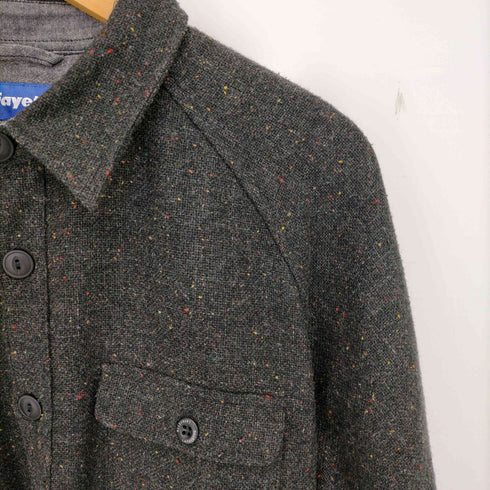 ラファイエット Lafayette ネップ ツイードシャツ メンズ JPN:L