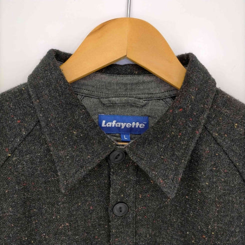 ラファイエット Lafayette ネップ ツイードシャツ メンズ JPN:L