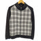 バーバリーブラックレーベル BURBERRY BLACK LABEL コットンアクリル ドライバーズニット ジップニット メンズ JPN:2