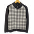 バーバリーブラックレーベル BURBERRY BLACK LABEL コットンアクリル ドライバーズニット ジップニット メンズ JPN:2