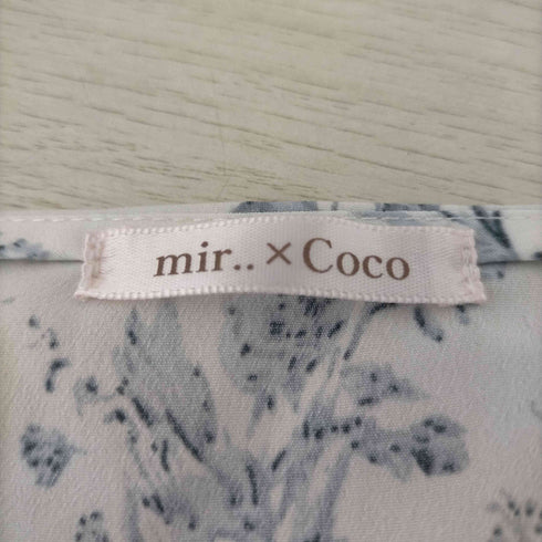 Mir..×Coco 花柄リボンワンピース レディース JPN:L