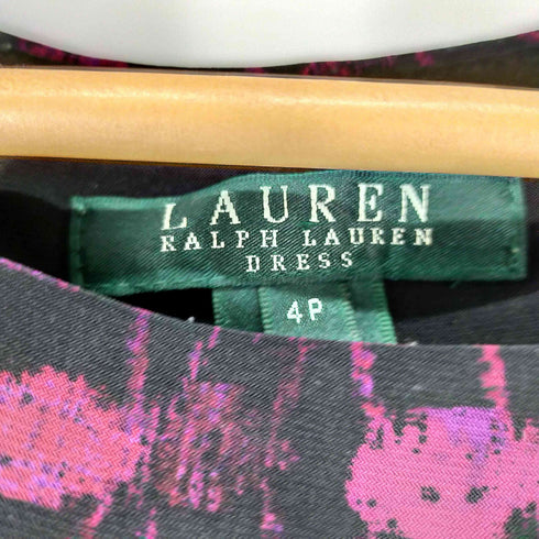 ローレンラルフローレン LAUREN RALPH LAUREN 総柄ノースリーブワンピース レディース 4P