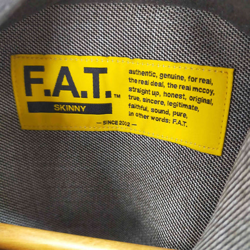 エフエーティー FAT CANSECO オリジナルパターン刺繍 キューバシャツ メンズ ONE SIZE