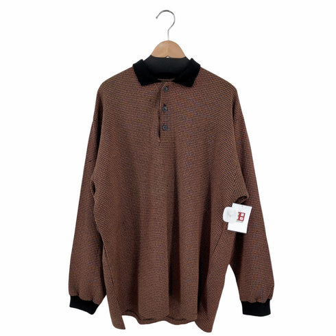 I DUE FRANTELLI 千鳥格子 ポロシャツ メンズ import:XL