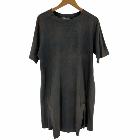 ワイスリー Y-3 サイドスリットロング丈Tシャツ メンズ JPN:M