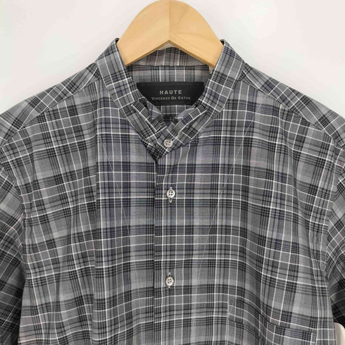 HAUTE Vincenzo De Cotiis チェックロングスリーブシャツ メンズ 48