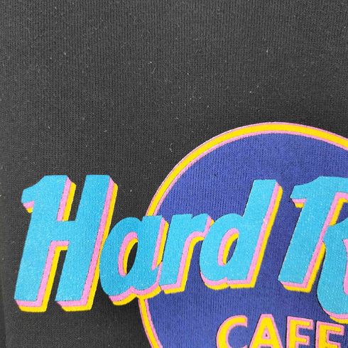 ハードロックカフェ Hard Rock Cafe USA製 LAS VEGAS ロゴプリント ラグランクルーネックスウェット メンズ import:XL