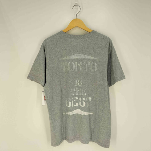 TOKYO IS THE BEST 反転両面プリント クルーネックTシャツ メンズ import:L