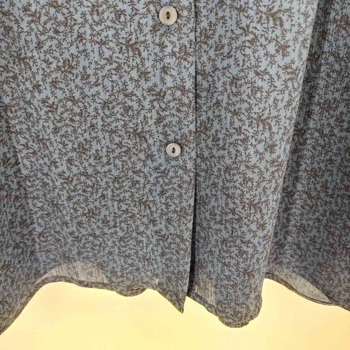 ユニクロシー UNIQLO:C 23AW ボリュームスリーブプリントブラウス レディース S