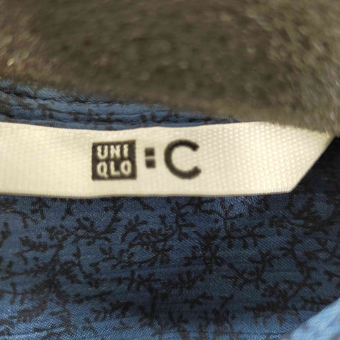 ユニクロシー UNIQLO:C 23AW ボリュームスリーブプリントブラウス レディース S