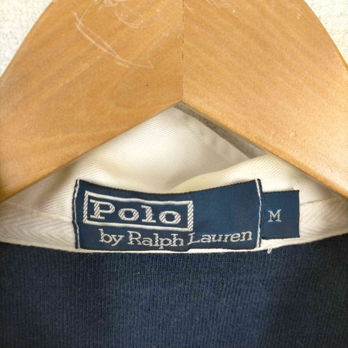 ポロバイラルフローレン Polo by RALPH LAUREN ポニー刺しゅうボーダー柄ラガーシャツ メンズ JPN:M