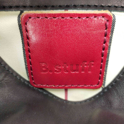 ビースタッフ B.stuff レザー切替ハンドバッグ レディース
