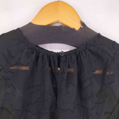 ルエレ Louere シースルー花柄 L/S ブラウス レディース JPN:L
