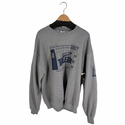 ジャージーズ JERZEES 00s 裏起毛プリントクルーネックスウェット メンズ JPN:XL