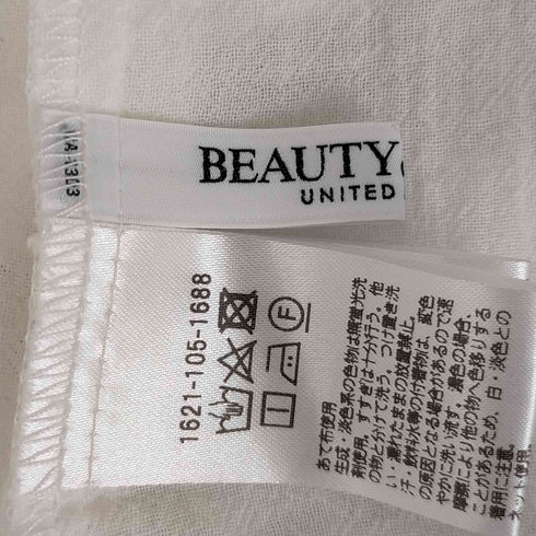 ビューティーアンドユースユナイテッドアローズ BEAUTY & YOUTH UNITED ARROWS コットンボイルギャザーボリューム6分袖ブラウス レディース