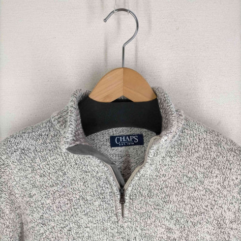 チャップスラルフローレン CHAPS RALPH LAUREN ハーフジップコットンニット メンズ JPN:L