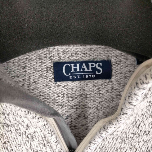 チャップスラルフローレン CHAPS RALPH LAUREN ハーフジップコットンニット メンズ JPN:L