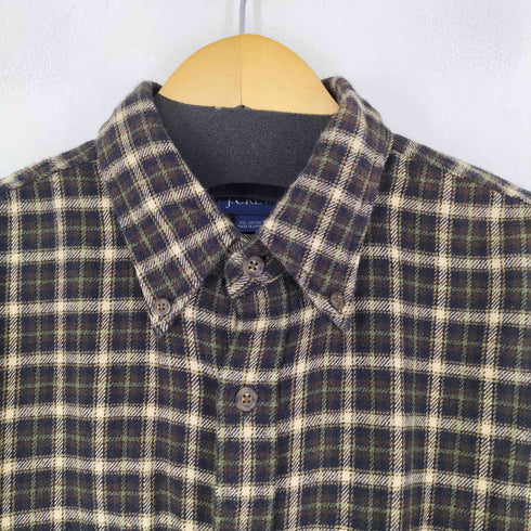 ジェイクルー J.CREW チェック柄 コットンネルシャツ メンズ JPN:M