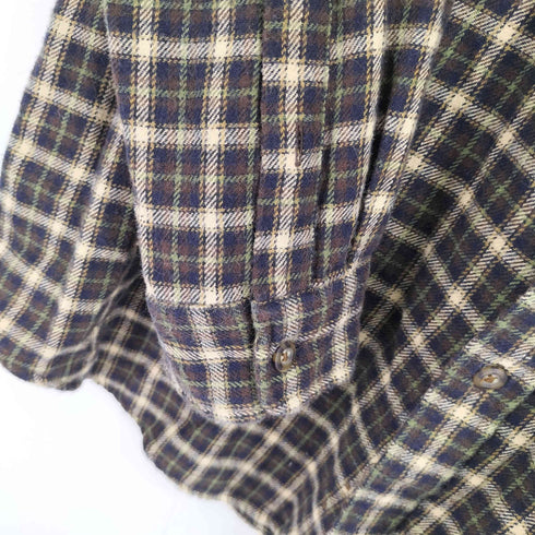 ジェイクルー J.CREW チェック柄 コットンネルシャツ メンズ JPN:M