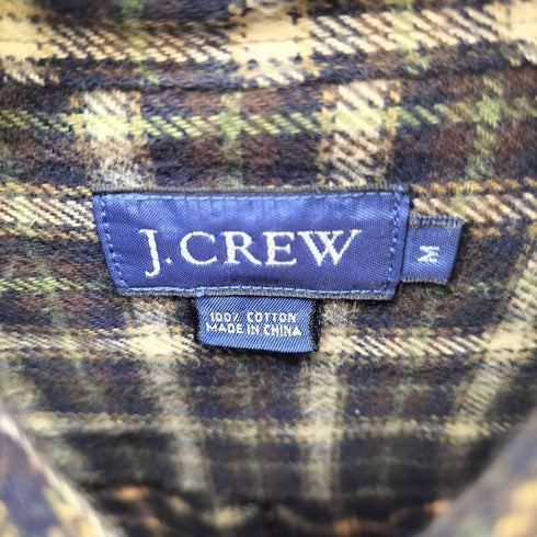 ジェイクルー J.CREW チェック柄 コットンネルシャツ メンズ JPN:M