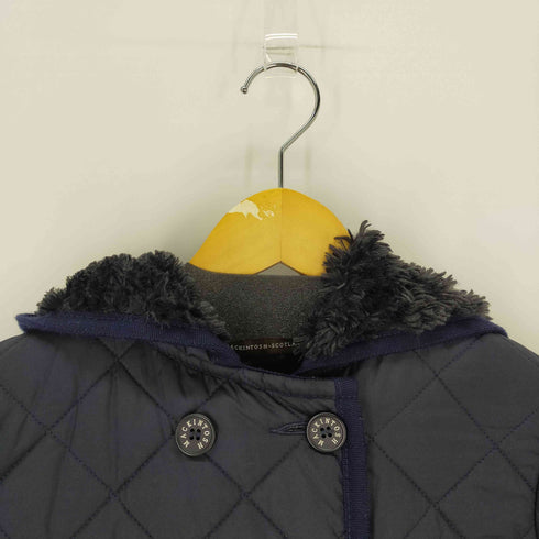 マッキントッシュスコットランド MACKINTOSH SCOTLAND 英国製 裏ボア フーデッドキルティングジャケット レディース 34
