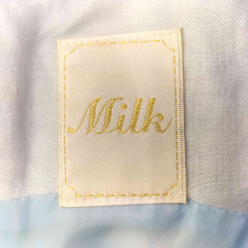 ミルク MILK アーガイル柄 クロップド ノースリーブ ワンピース レディース