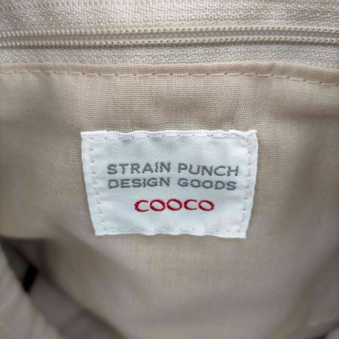 クーコ COOCO 素材切替 スタッズカゴバッグ レディース