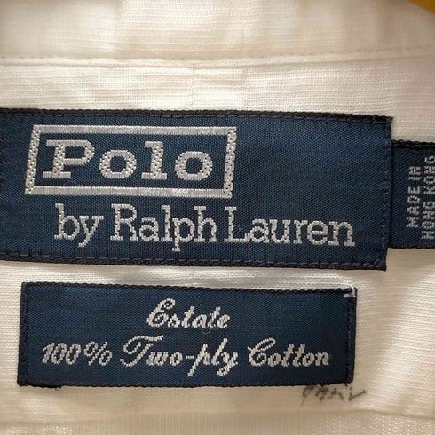 ポロバイラルフローレン Polo by RALPH LAUREN L/S ESTATE ウィングカラーシャツ ポニー無 メンズ 43-86