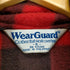 ウェアガード WearGuard チェック柄ハーフジップフリースジャケット メンズ JPN:XL