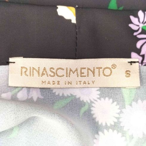 リナシメント rinascimento イタリア製 花柄 ノースリーブブラウス レディース import:S
