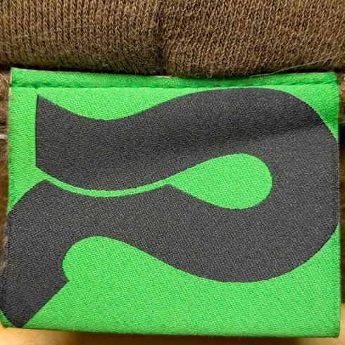 PEATE 刺繍プリントプルオーバーパーカー メンズ