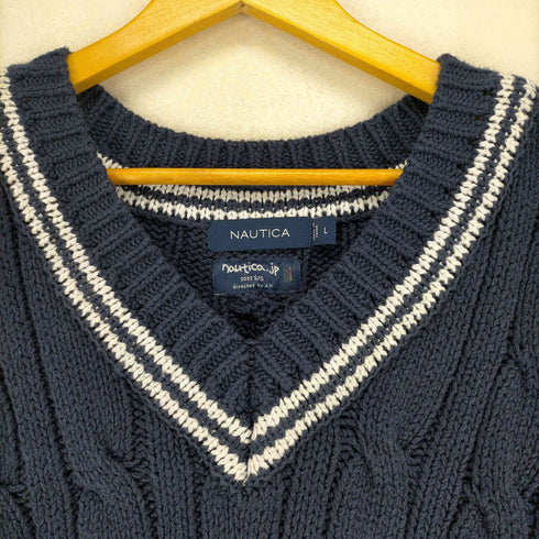 ノーティカ NAUTICA 22SS ケーブルベスト メンズ JPN:L