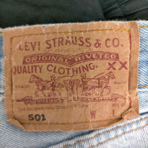 リーバイス Levis 90s イギリス製 ユーロ ボタン裏511刻印 ボタンフライデニムパンツ 501 メンズ W34