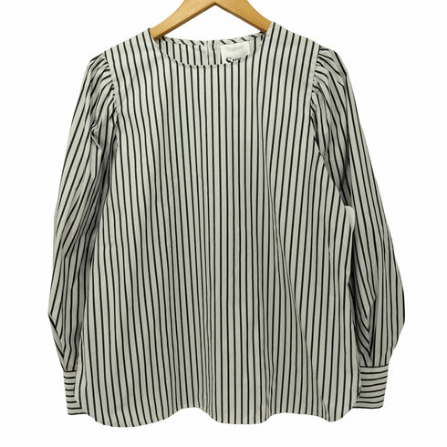 オペークドットクリップ OPAQUE.CLIP SHIRT ボリュームスリーブブラウス レディース M