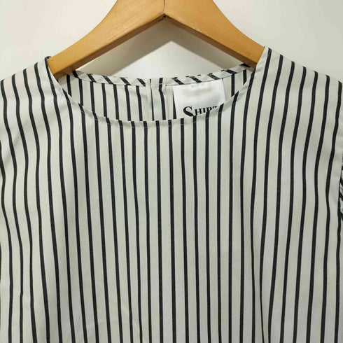 オペークドットクリップ OPAQUE.CLIP SHIRT ボリュームスリーブブラウス レディース M