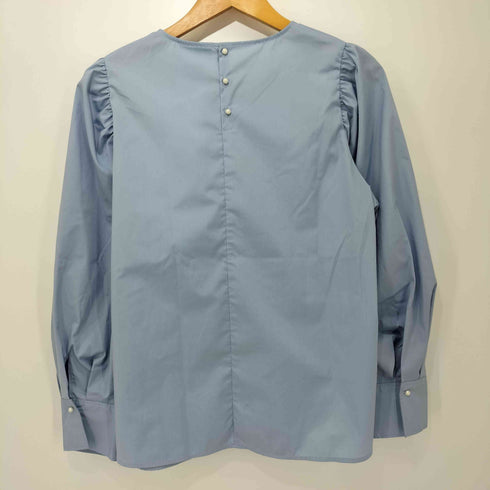 オペークドットクリップ OPAQUE.CLIP SHIRT ボリュームスリーブブラウス レディース M