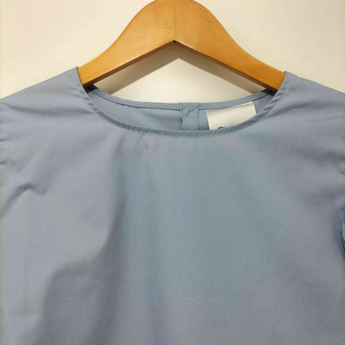オペークドットクリップ OPAQUE.CLIP SHIRT ボリュームスリーブブラウス レディース M